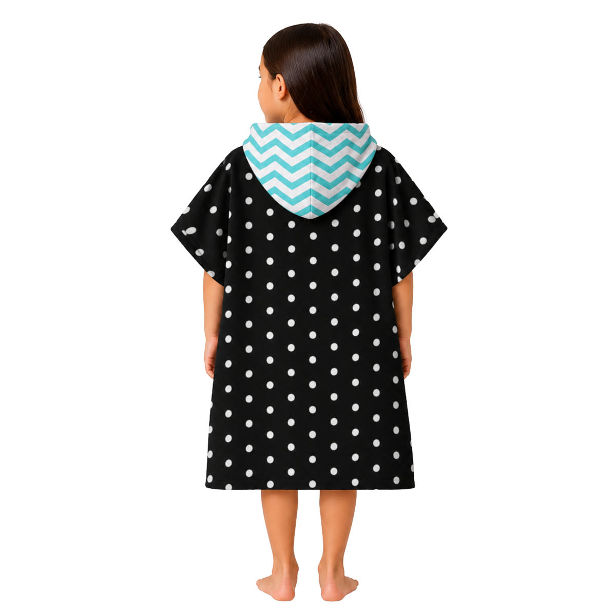 Chevron Girls Design Poncho Towel