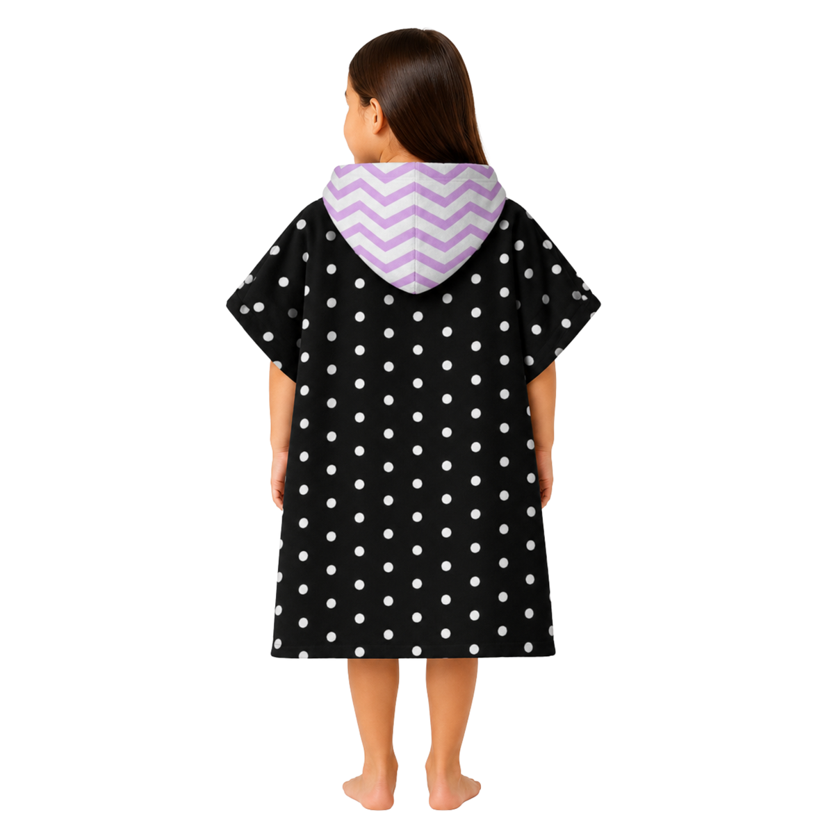 Chevron Girls Design Poncho Towel