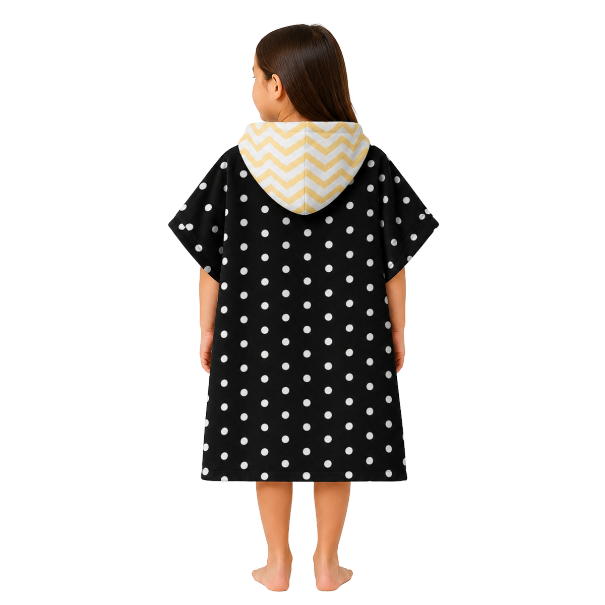 Chevron Girls Design Poncho Towel
