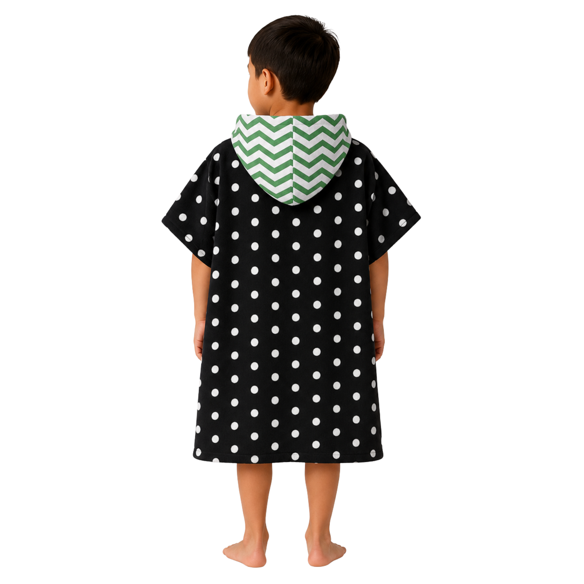 Chevron Boys Design Poncho Towel