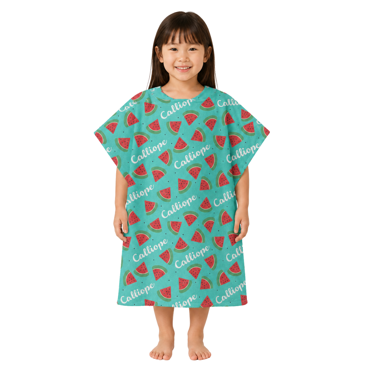 Watermelon Design Poncho Towel