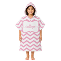 Chevron Girls Design Poncho Towel