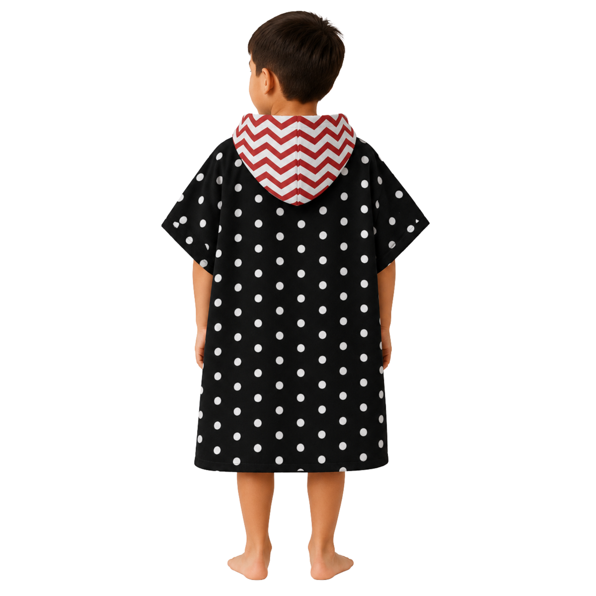 Chevron Boys Design Poncho Towel