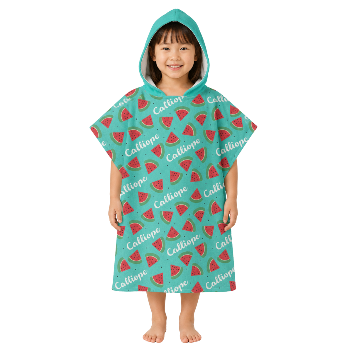 Watermelon Design Poncho Towel