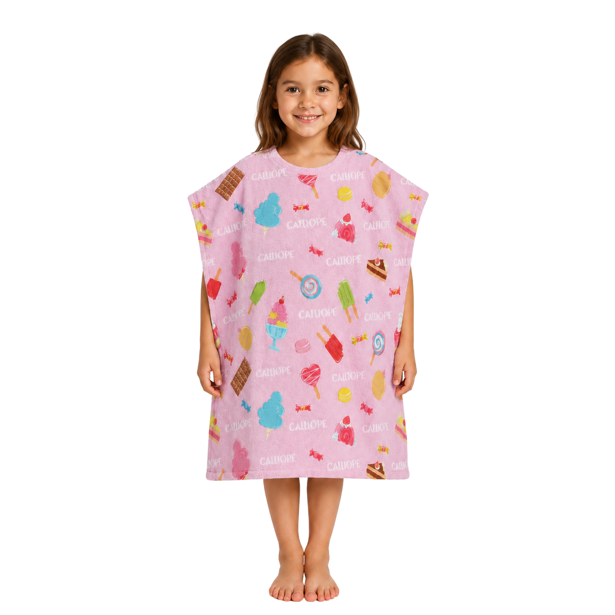 Candyland Design Poncho Towel