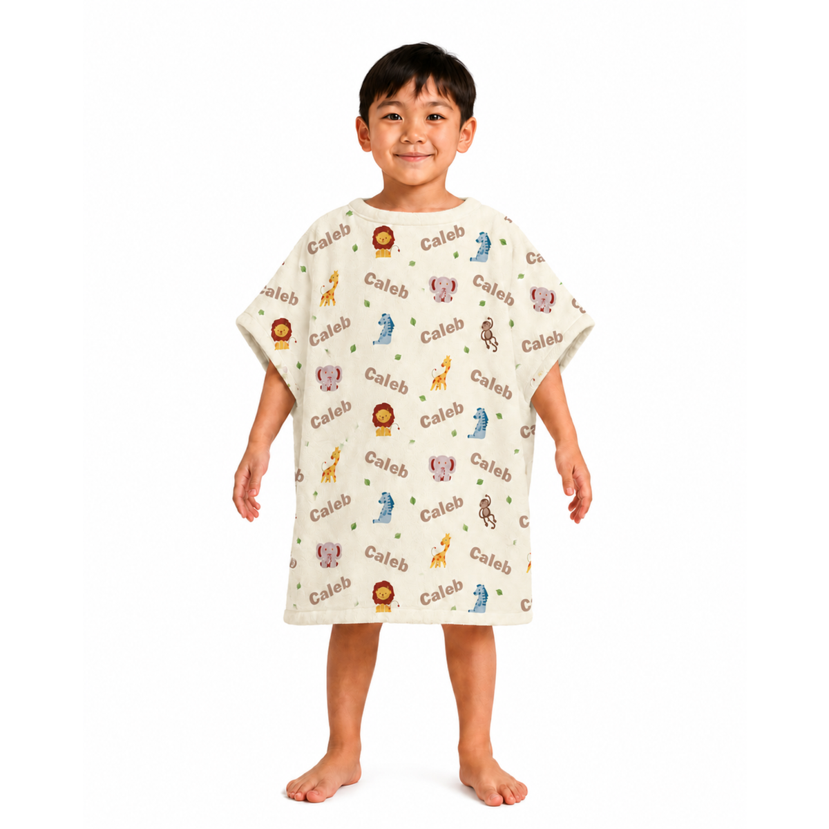 Animals Design Poncho Towel