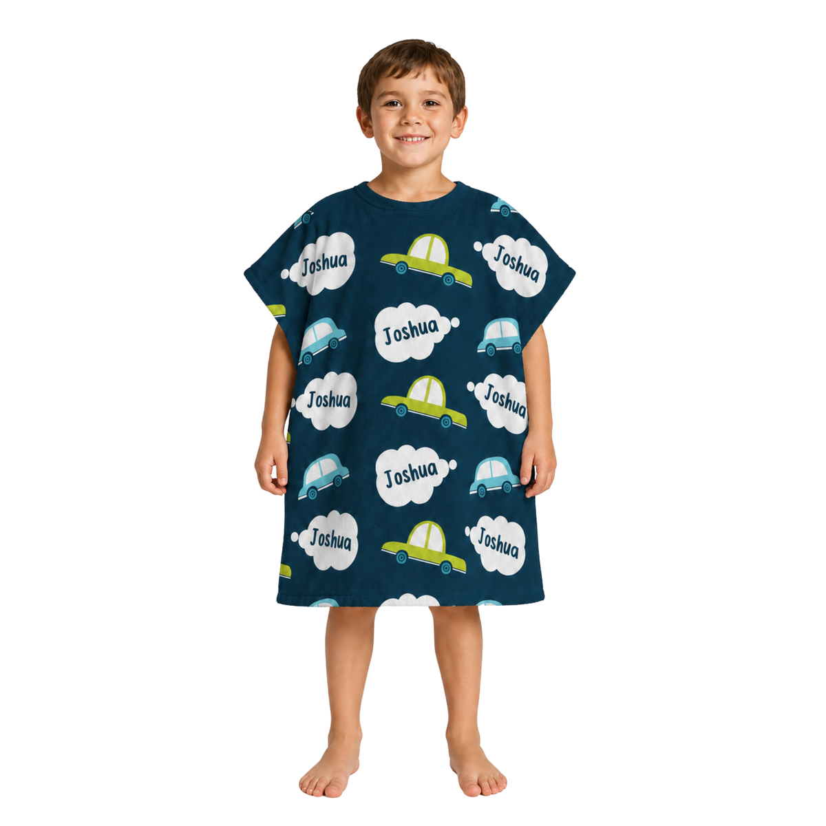 Cars Design Poncho Towel
