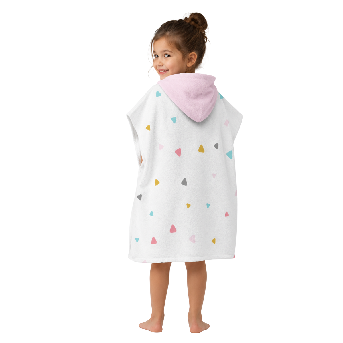 Dino Girls Design Poncho Towel