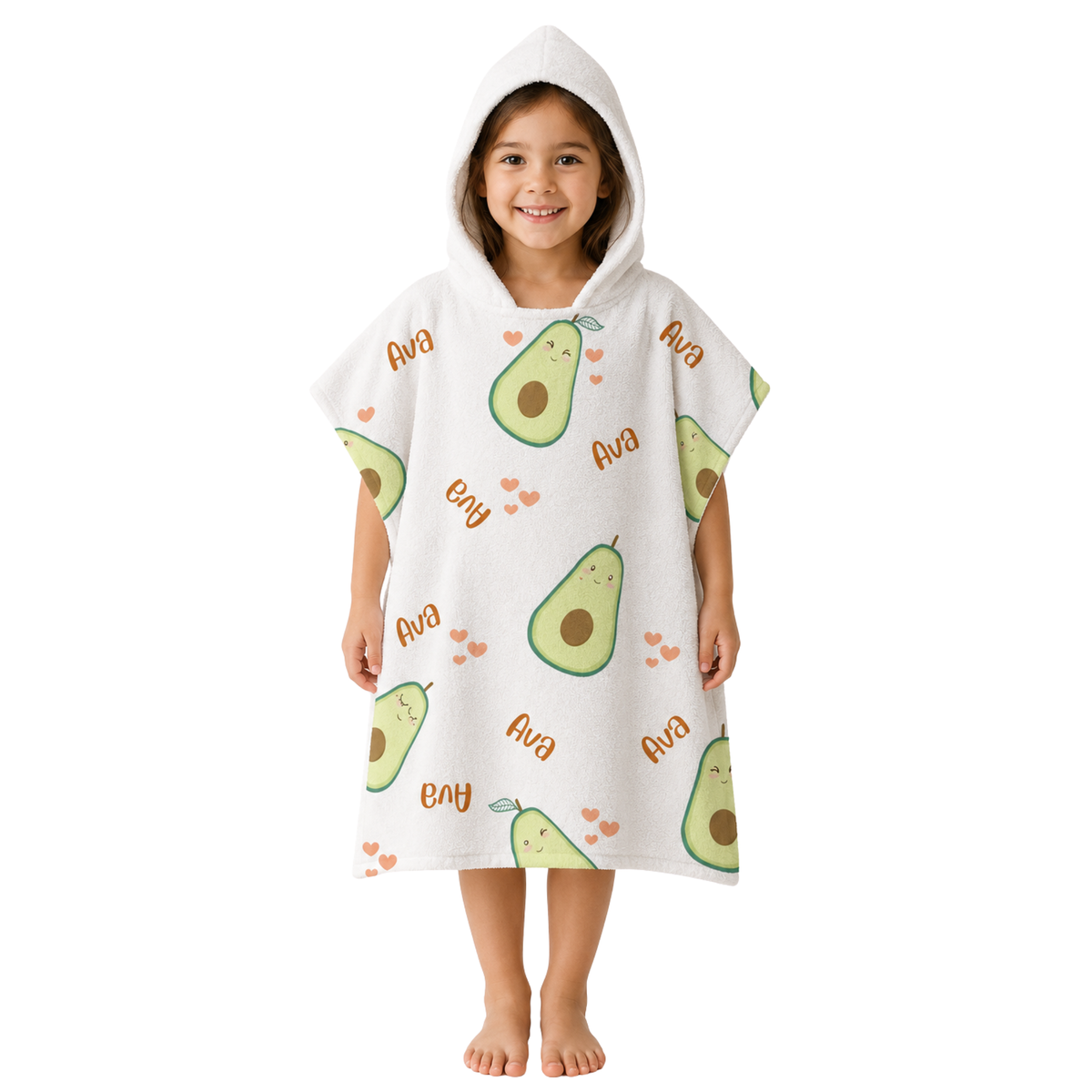 Avocado Design Poncho Towel