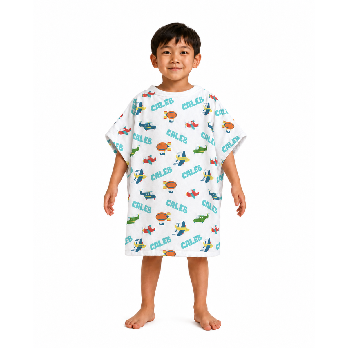 Airplane Design Poncho Towel