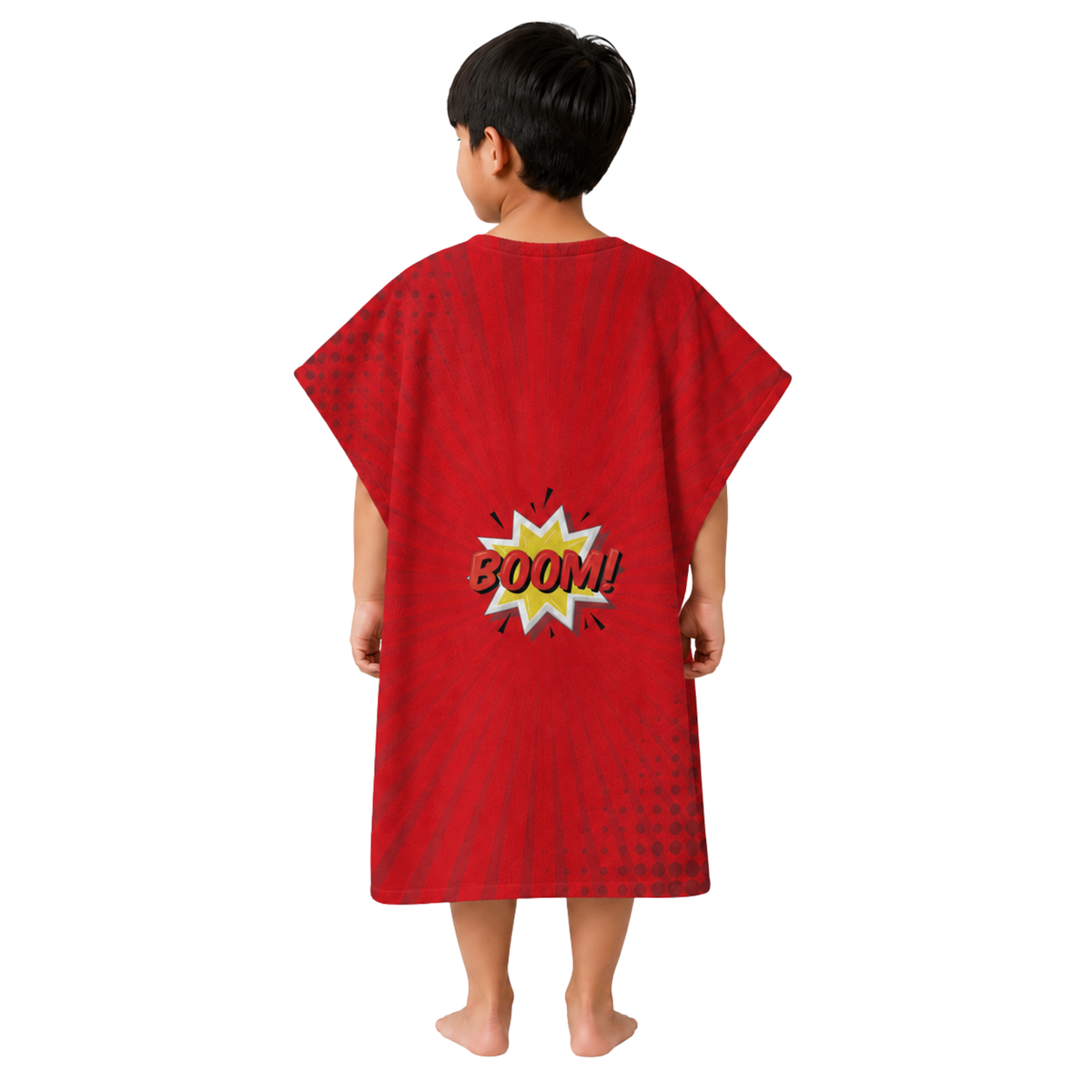 Superhero Design Poncho Towel