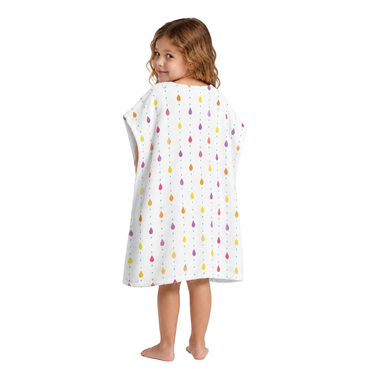 Candyland Design Poncho Towel
