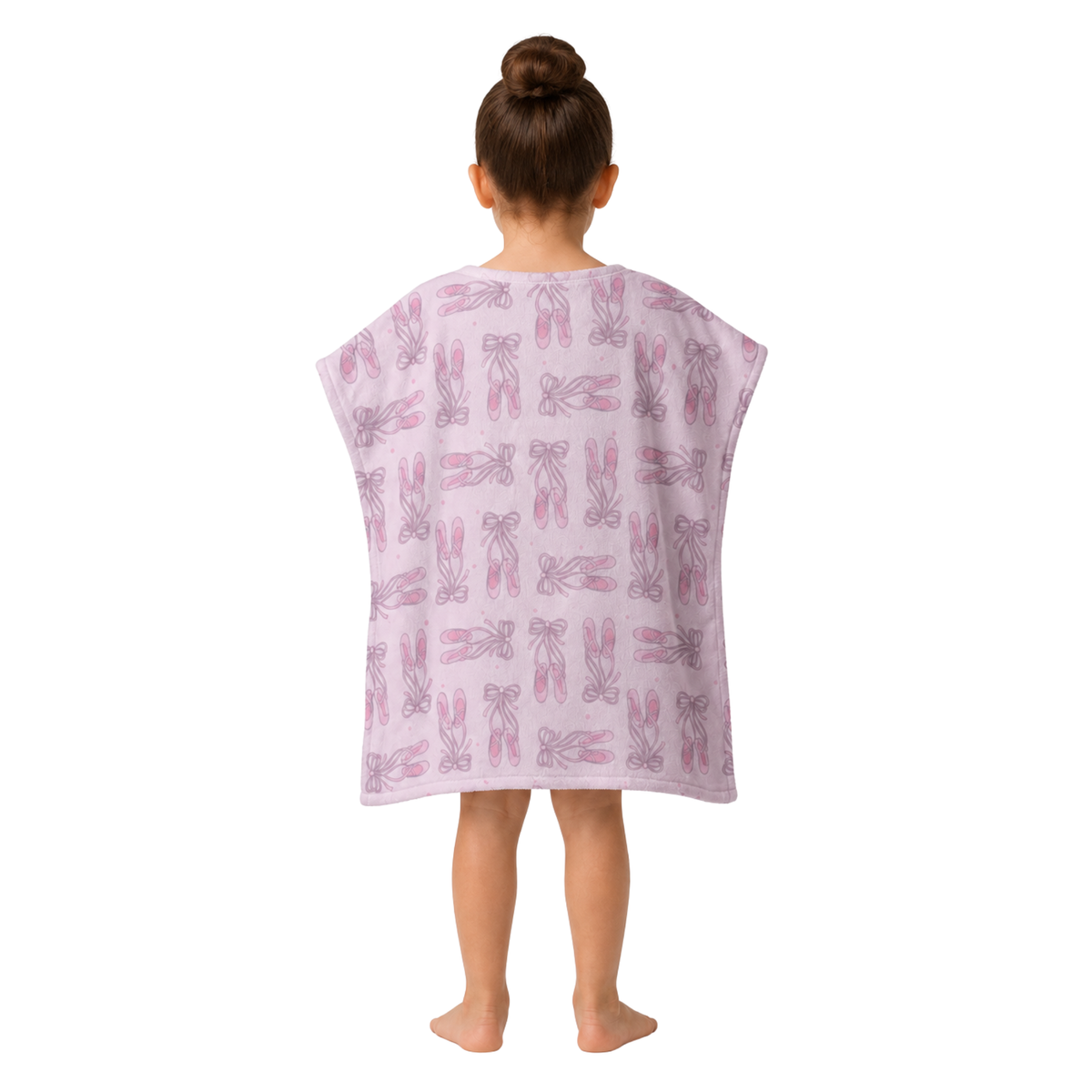 Ballerina Design Poncho Towel