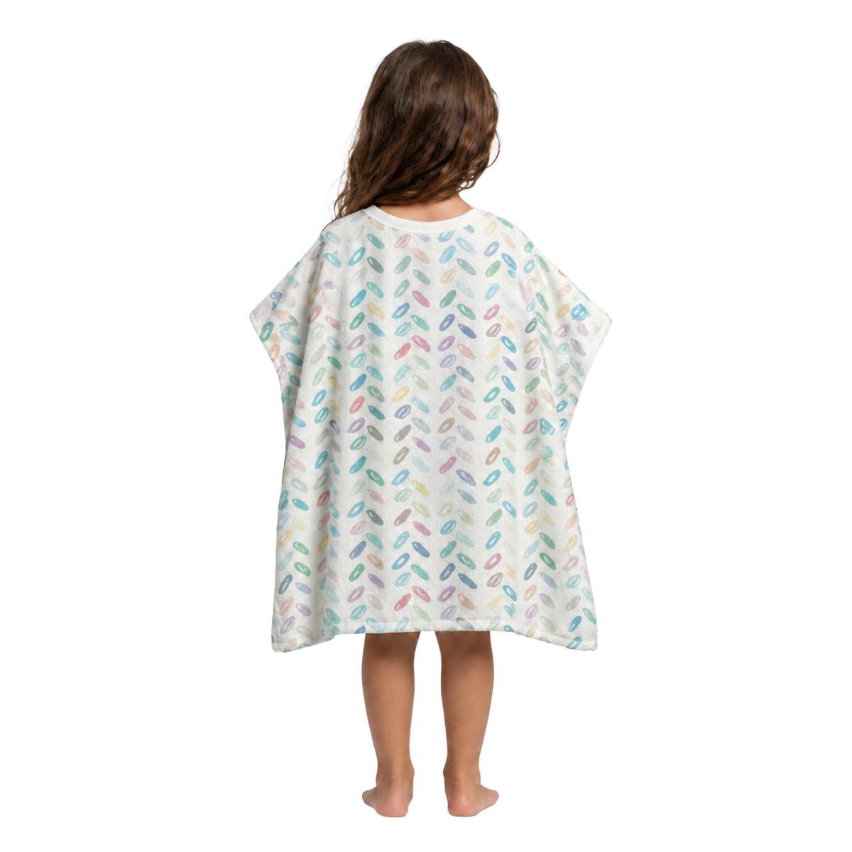 Brekky Girls Design Poncho Towel