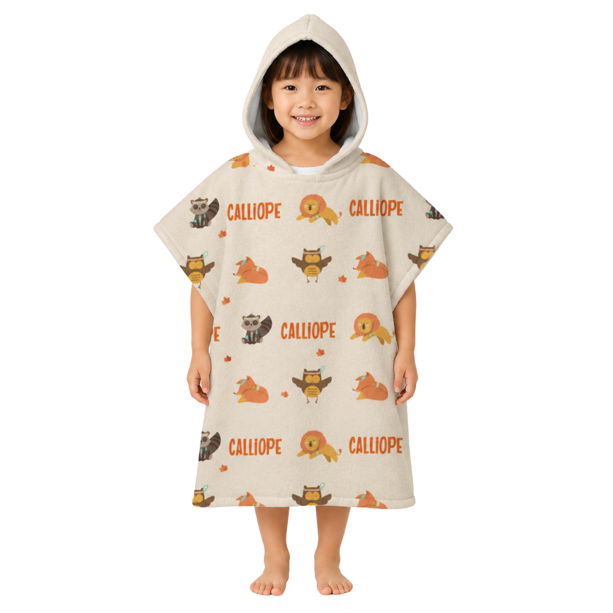 Woodland Design Poncho Towel