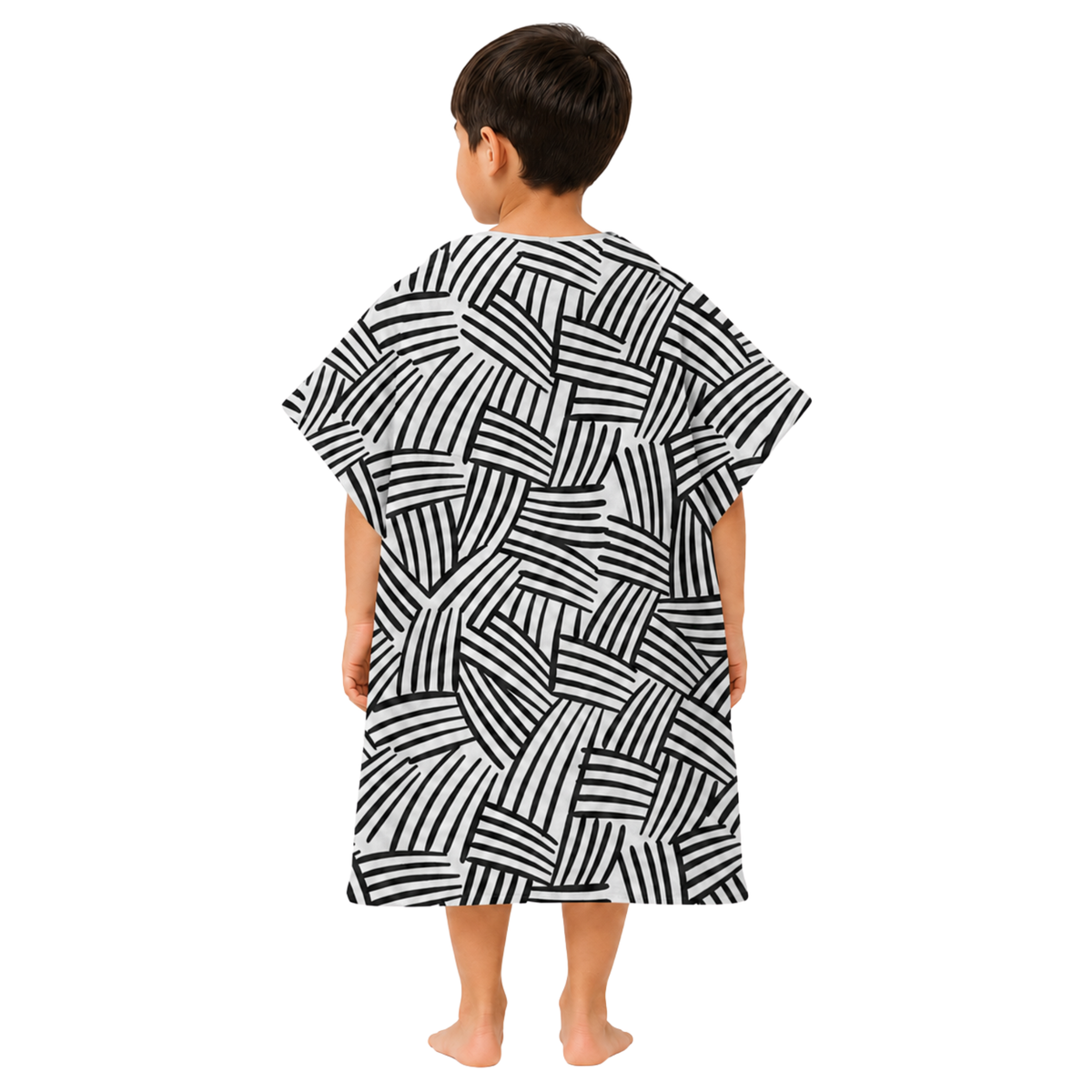 Zebra Design Poncho Towel