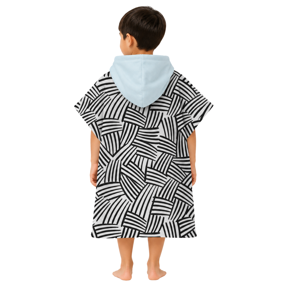 Zebra Design Poncho Towel