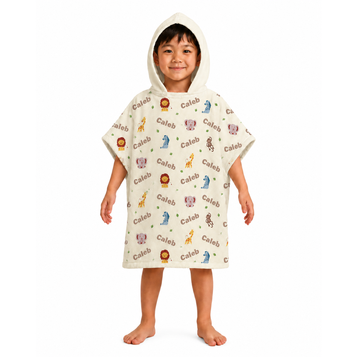 Animals Design Poncho Towel