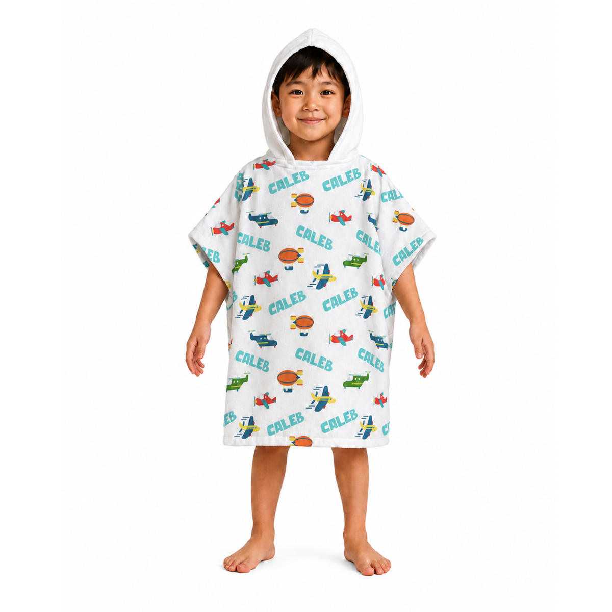 Airplane Design Poncho Towel