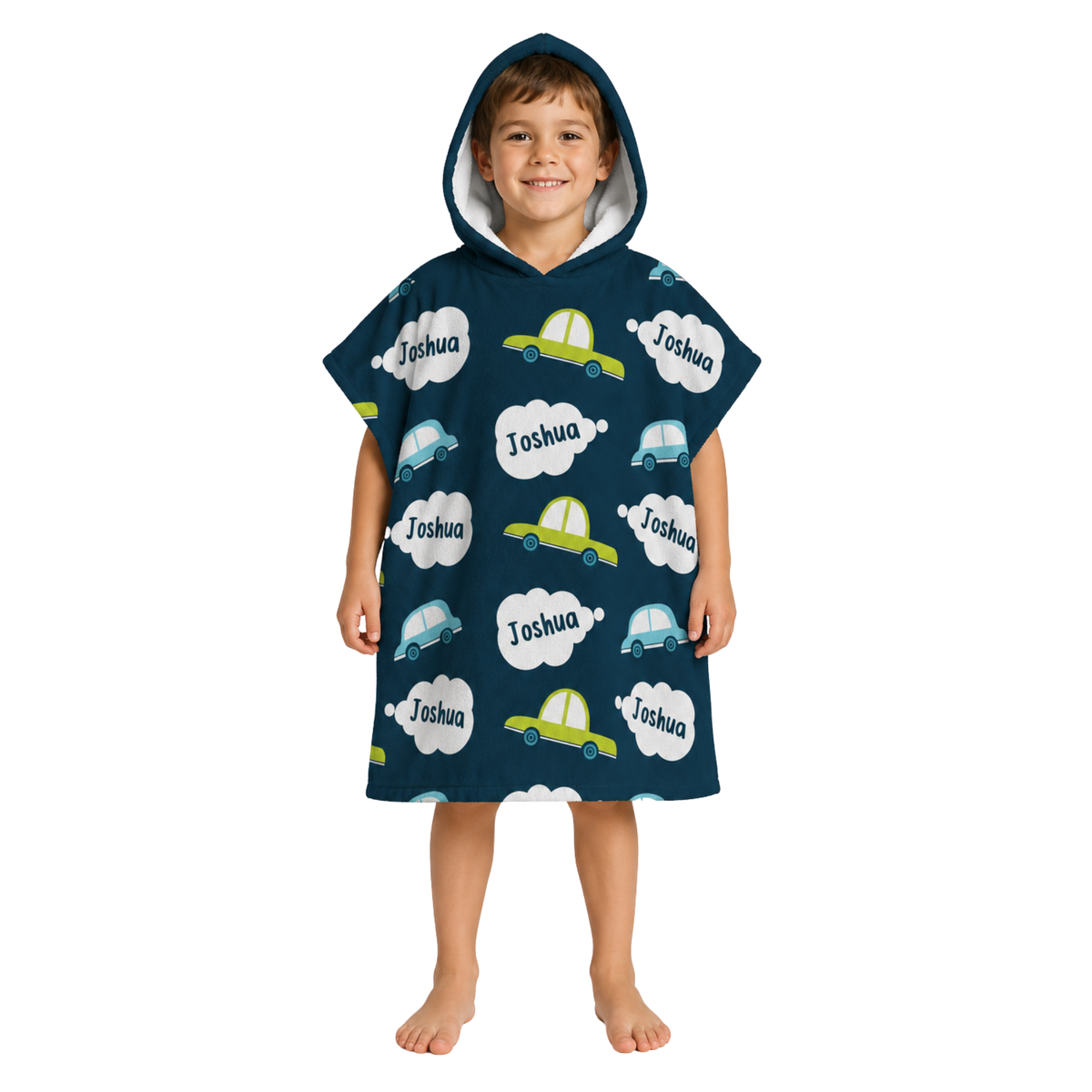 Cars Design Poncho Towel