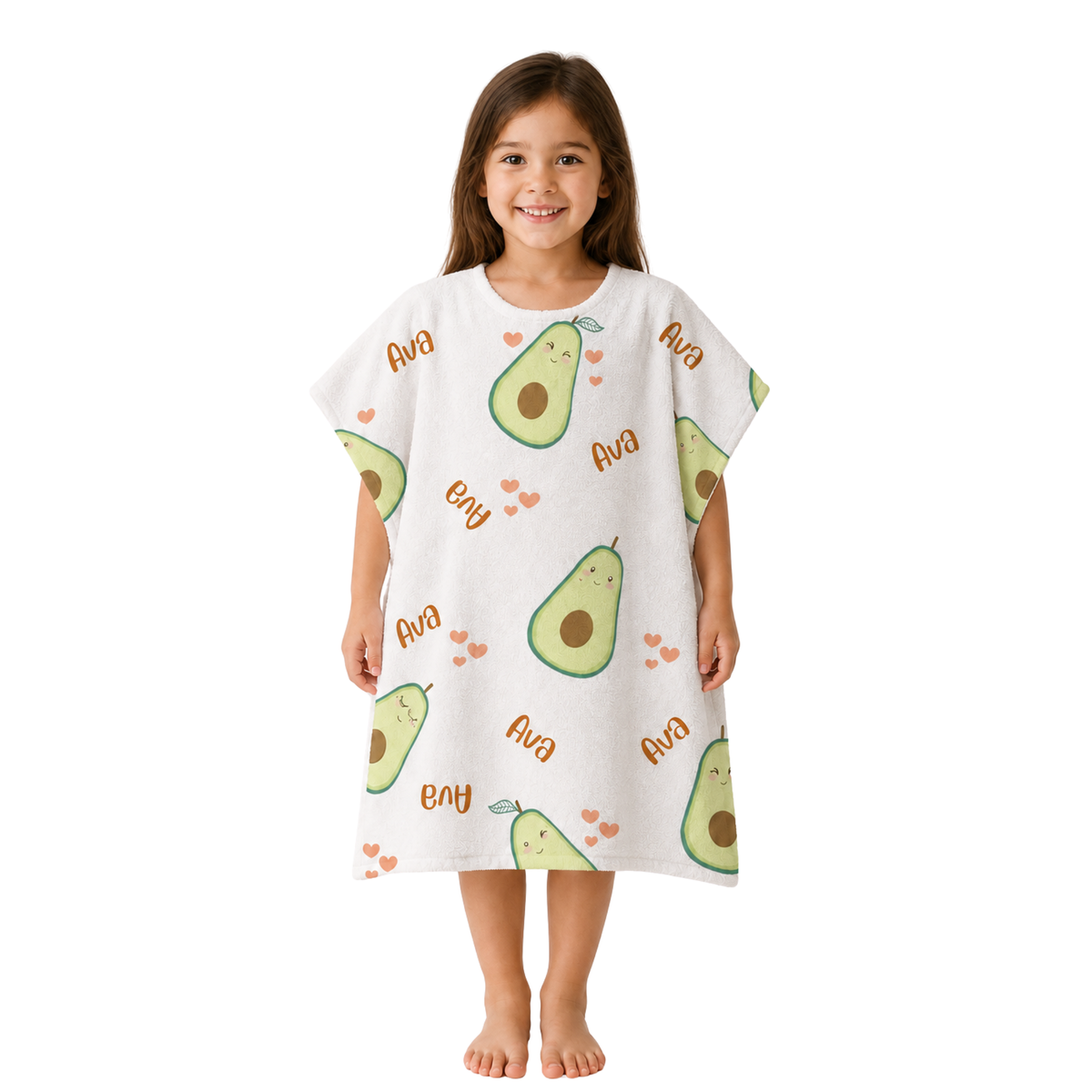 Avocado Design Poncho Towel