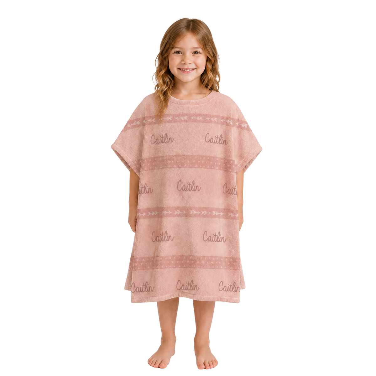 Arrow Girls Design Poncho Towel