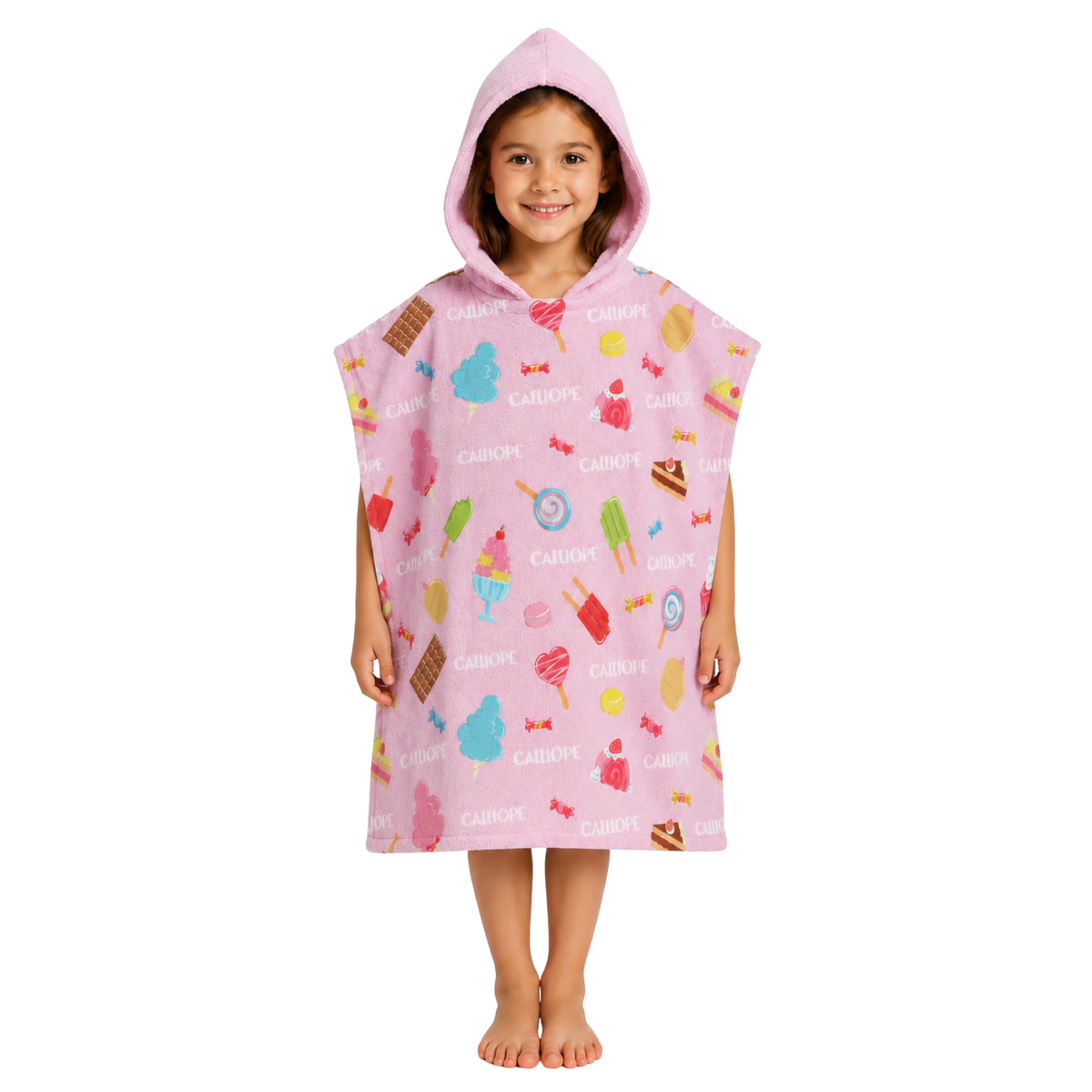 Candyland Design Poncho Towel