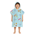 Brekky Boys Design Poncho Towel