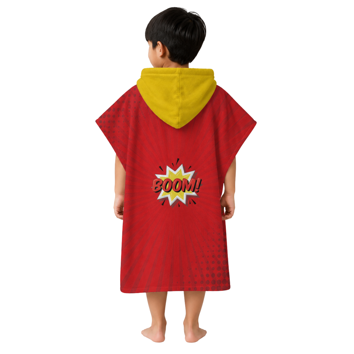 Superhero Design Poncho Towel