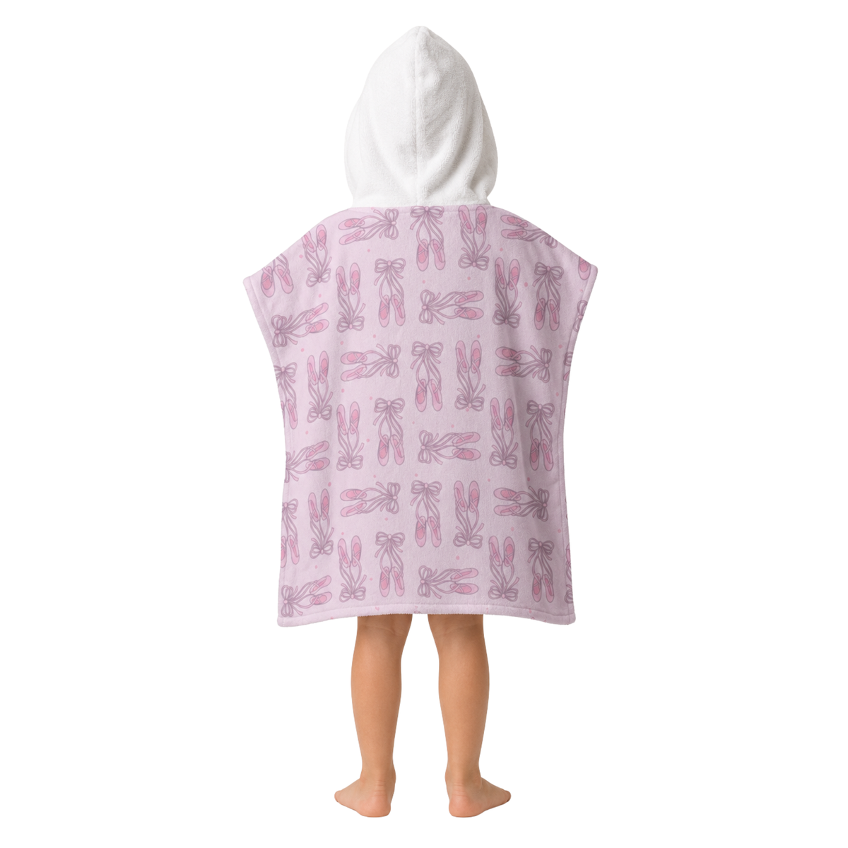 Ballerina Design Poncho Towel