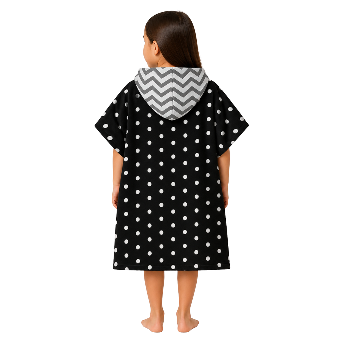 Chevron Girls Design Poncho Towel