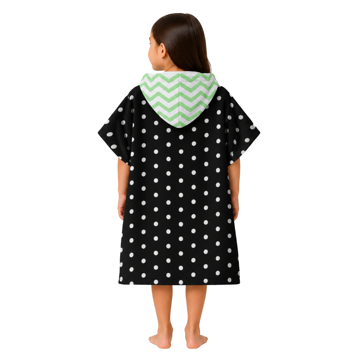 Chevron Girls Design Poncho Towel