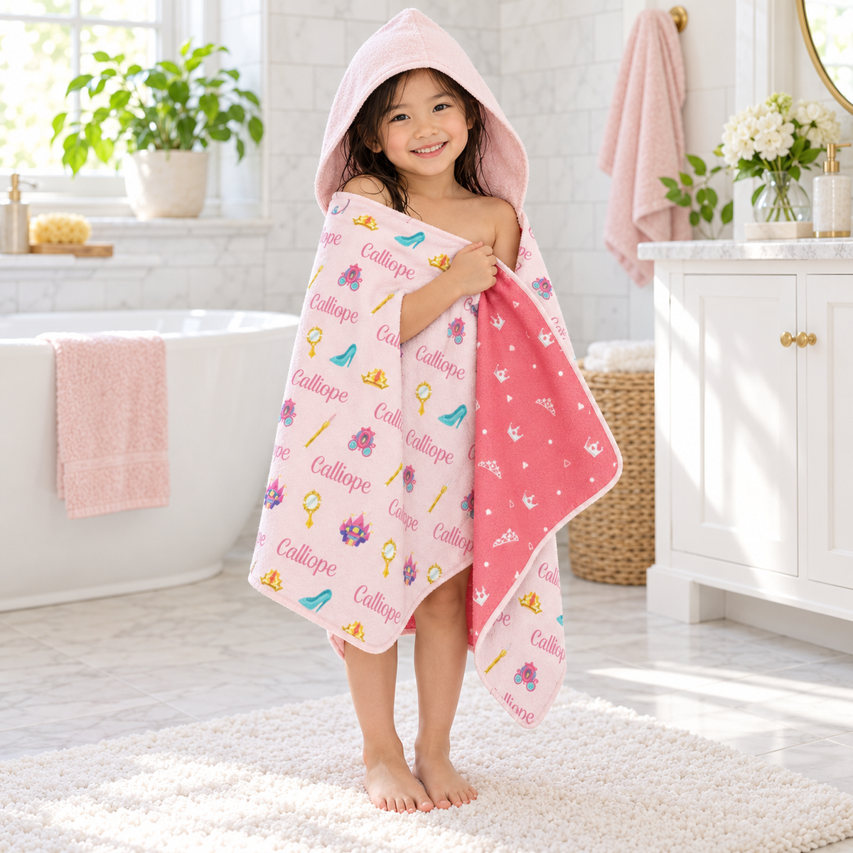 Princess Hooded Towel