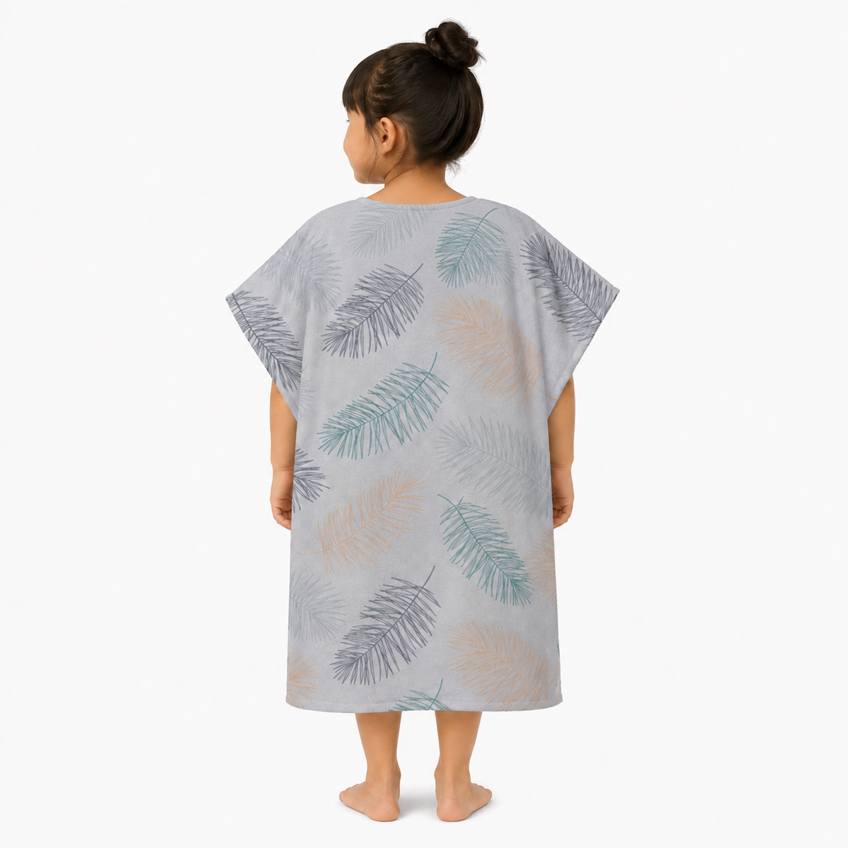 Serene Girls Design Poncho Towel