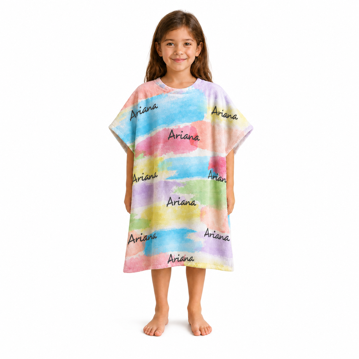 Paint Design Poncho Towel