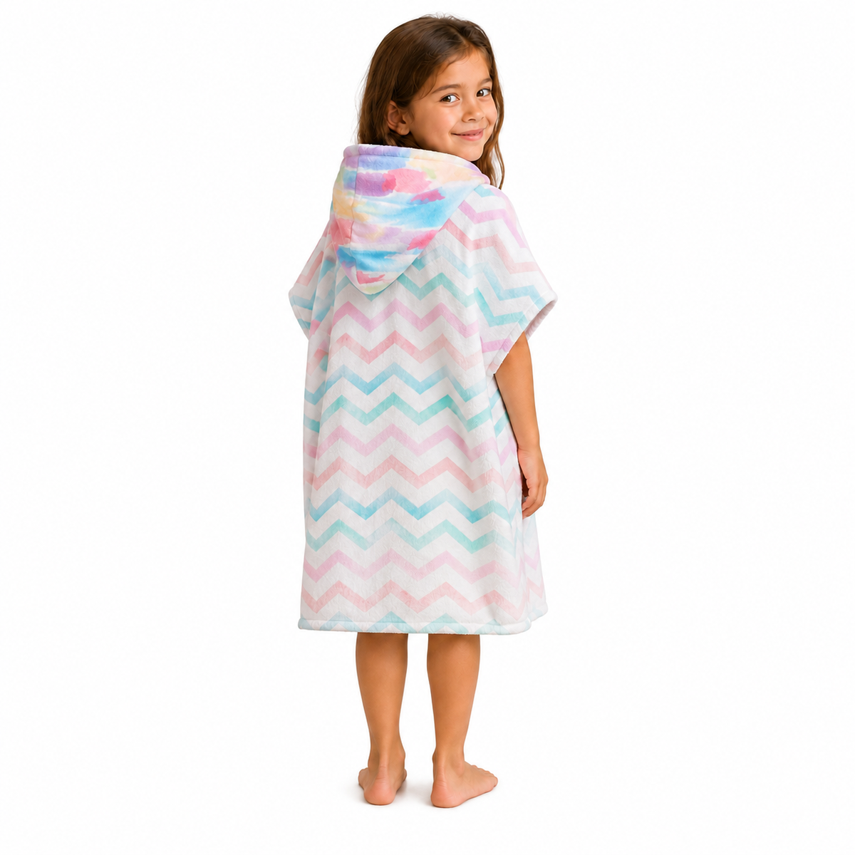 Paint Design Poncho Towel