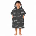 Motorcycle Design Poncho Towel