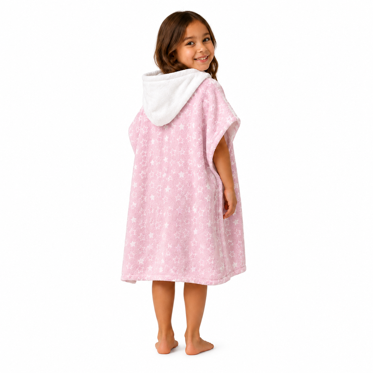 Moon and Stars Design Poncho Towel