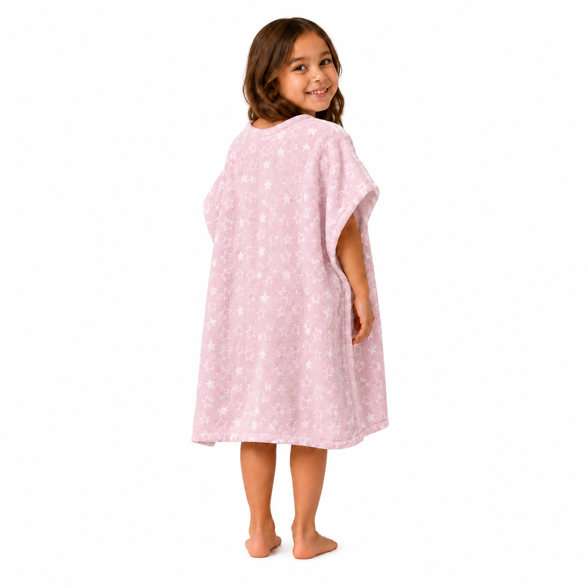 Moon and Stars Design Poncho Towel