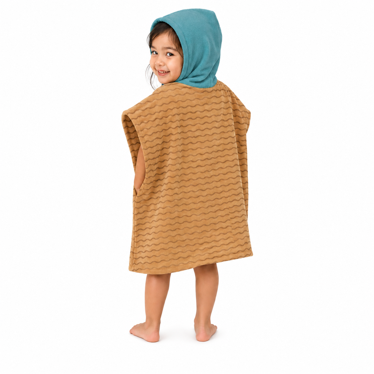 Mermaid Design Poncho Towel