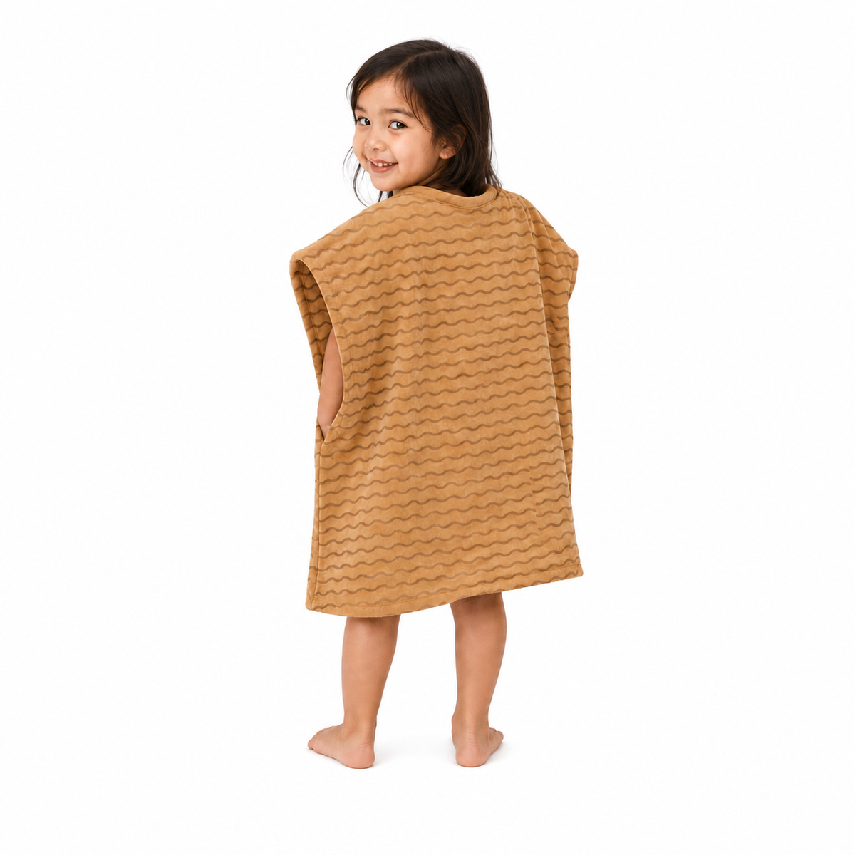Mermaid Design Poncho Towel