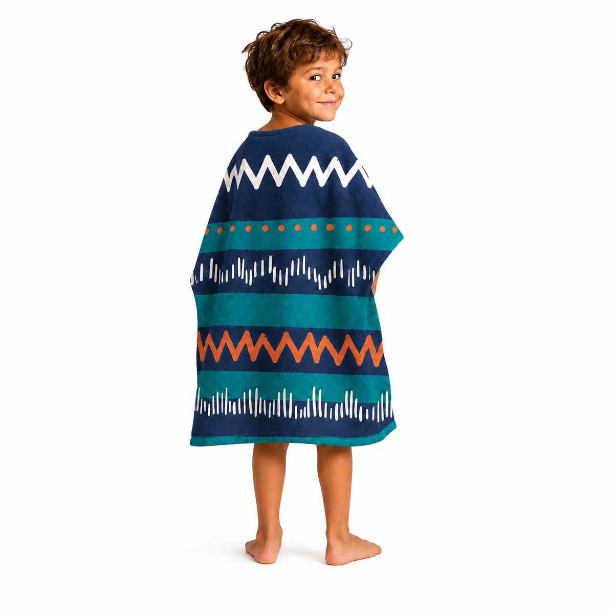 Lion Design Poncho Towel