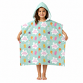 Ice Cream Design Poncho Towel