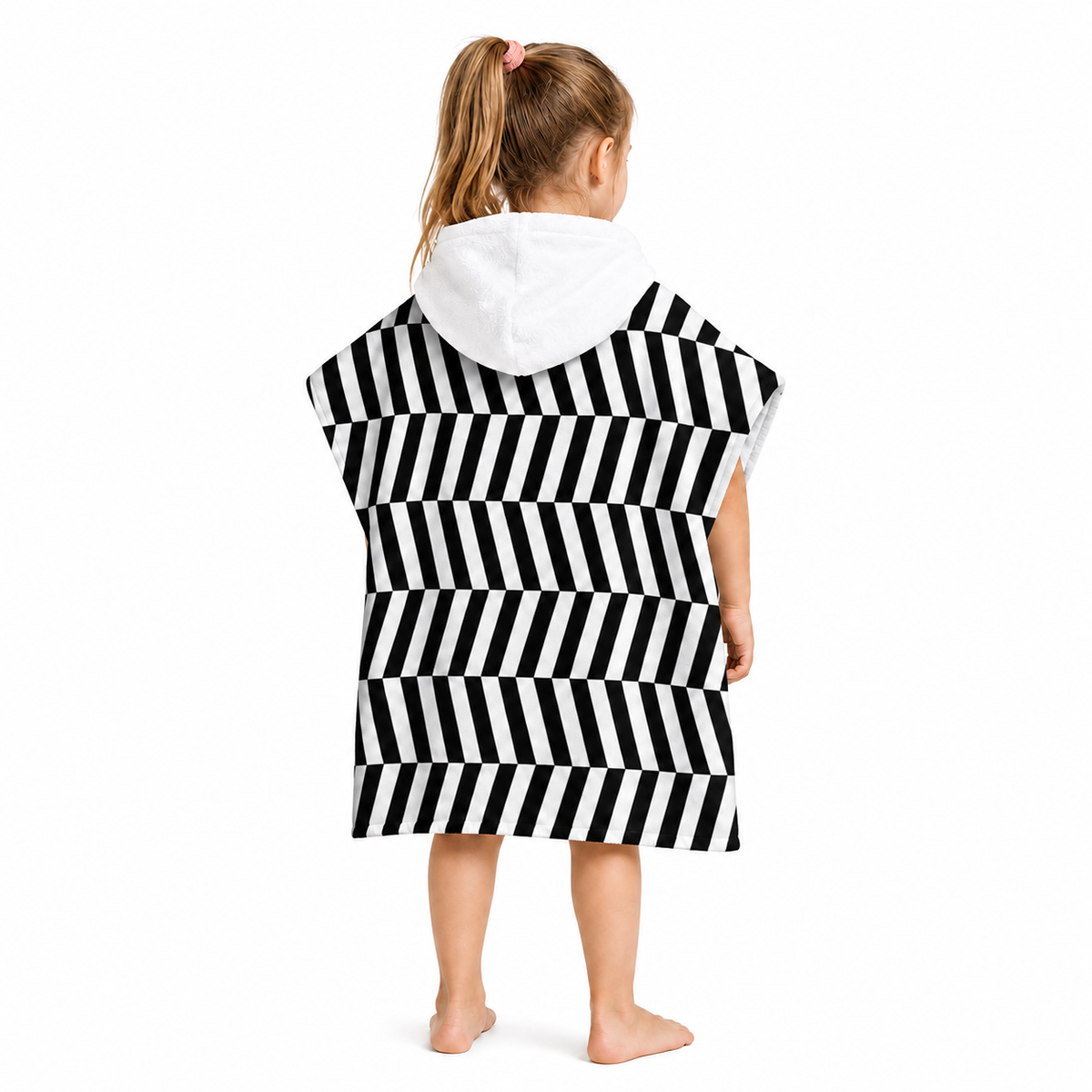 Doodle Girls Design Poncho Towel