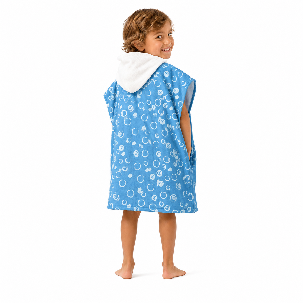 Doodle Boys Design Poncho Towel
