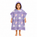 Elephant Girls Design Poncho Towel
