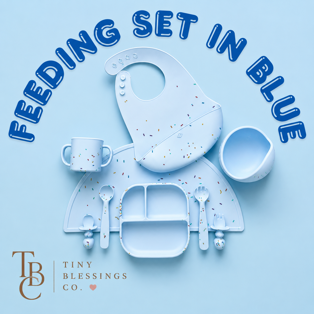 Feeding Set in Blue