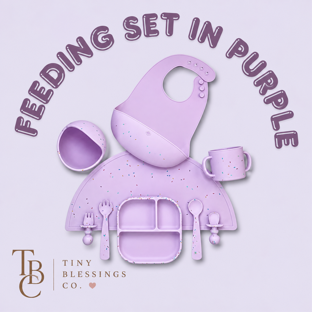 Feeding Set in Purple