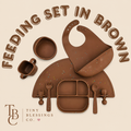 Feeding Set in Brown