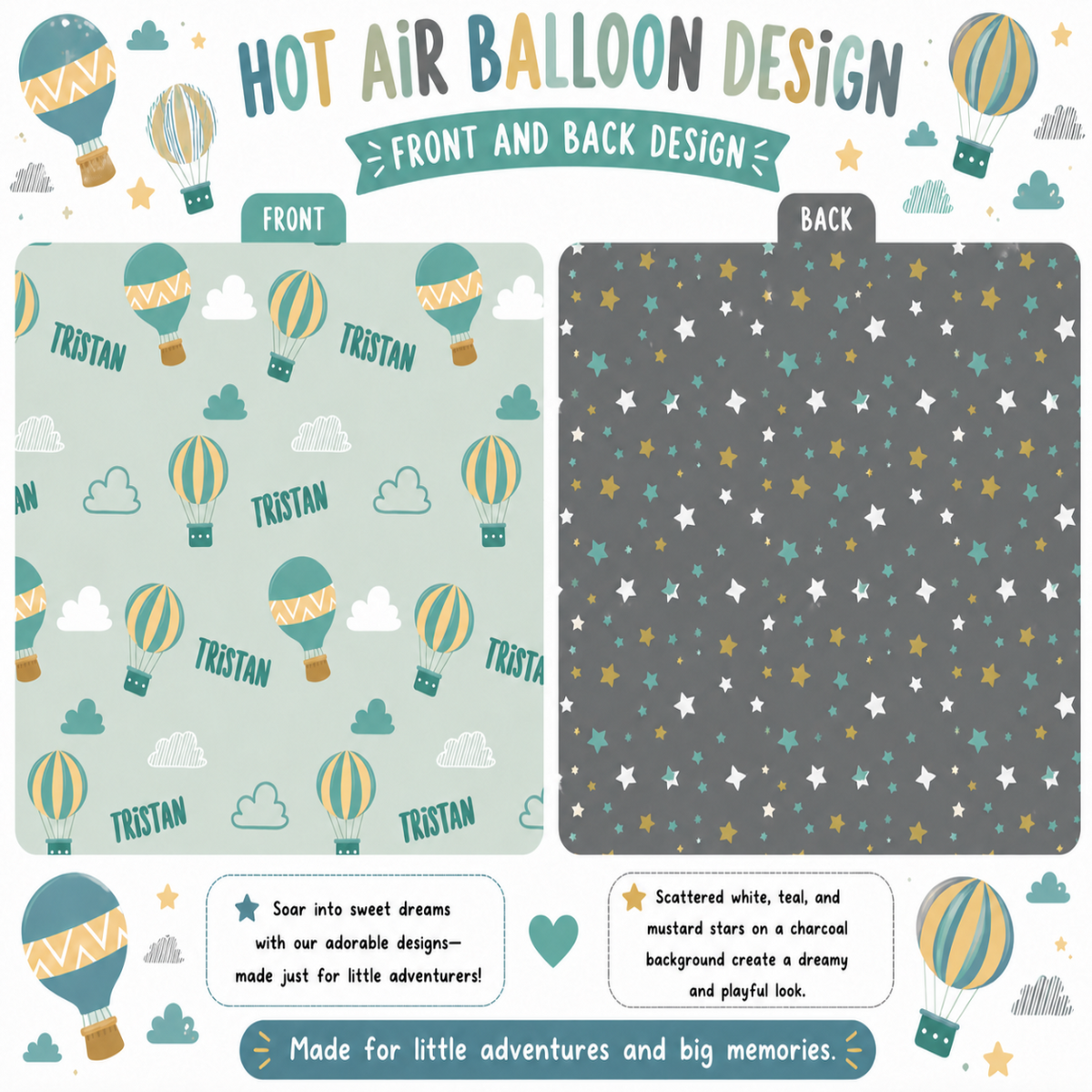 Hot Air Balloons Boys